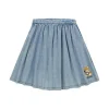 Moschino Kids Gonna in Denim con Stampa Toy per Bambine