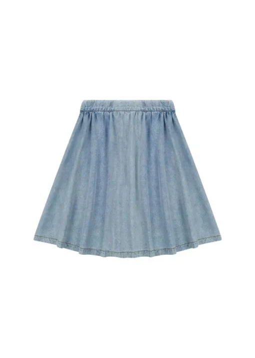 Moschino Kids Gonna in Denim con Stampa Toy per Bambine