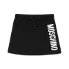 Moschino Kids Gonna Nera con Logo per Bambine