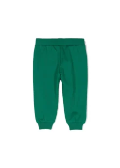 Moschino Kids Pantaloni in Tuta Verdi con Teddy Bear per Neonati