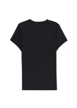 Moschino Kids T-shirt Nera con Stampa Teddy