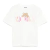 Moschino Kids T-shirt Panna con Stampa Colorful per Bambine