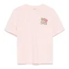 Moschino Kids T-shirt Rosa con Stampa Teddy per Bambine