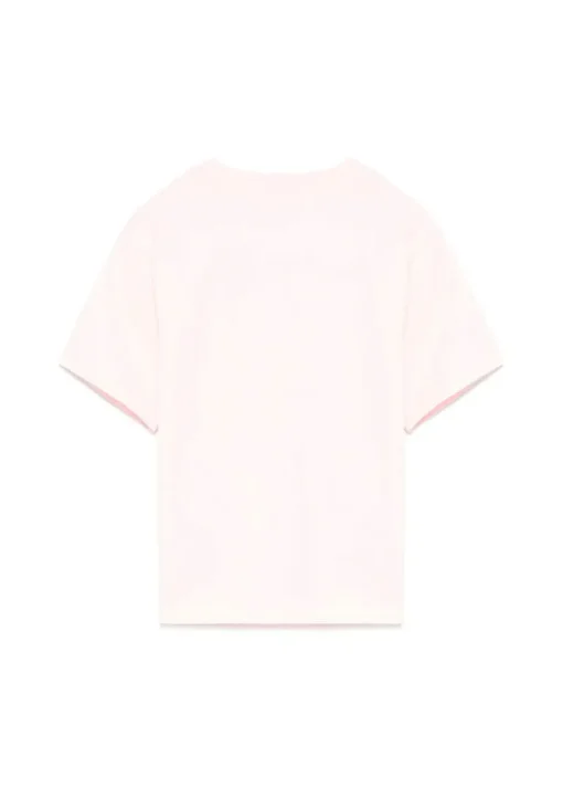 Moschino Kids T-shirt Rosa con Stampa Teddy per Bambine