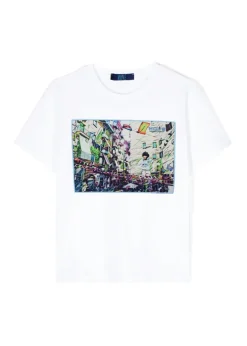 Move Kids T-shirt Bianca Quartieri per Bambini