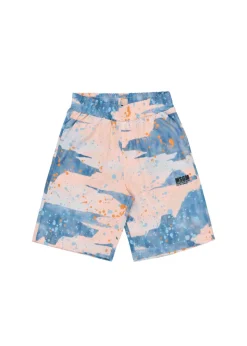 MSGM Kids Bermuda Paint Effect per Bambini