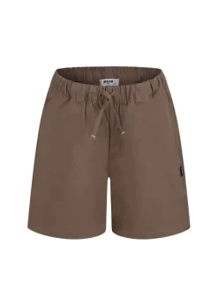 MSGM Kids Bermuda Parachute Marrone per Bambini