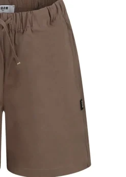 MSGM Kids Bermuda Parachute Marrone per Bambini