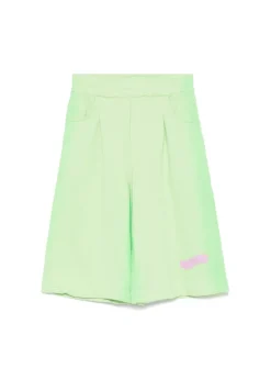 MSGM Kids Bermuda Verde Degrade per Bambini