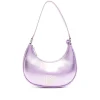 MSGM Kids Borsa a Spalla Rosa Effetto Metallizzato per Bambine