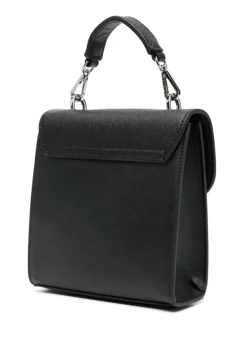 MSGM Kids Borsa a Tracolla Nera per Bambine