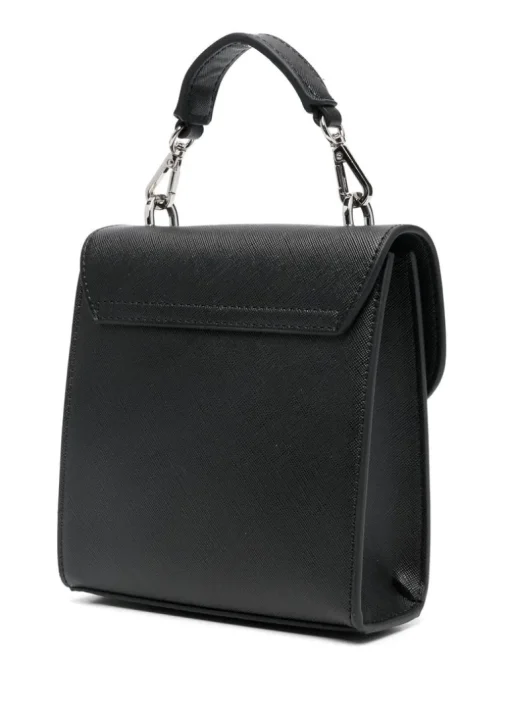 MSGM Kids Borsa a Tracolla Nera per Bambine