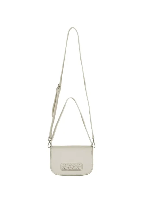 MSGM Kids Borsa Crema con Tracolla per Bambine