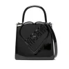 MSGM Kids Borsa Nera con Logo Groffato per Bambine