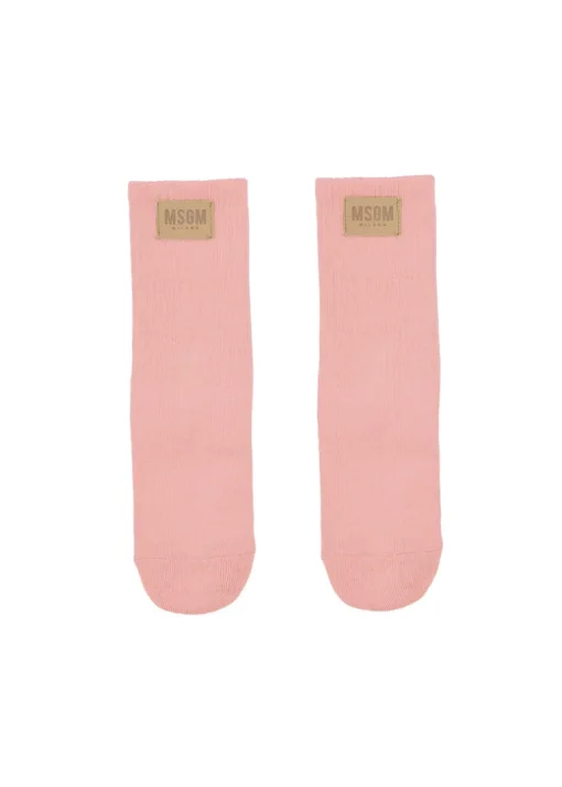 MSGM Kids Calzini Rosa per Bambine