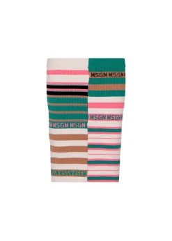 MSGM Kids Gonna in Maglia Multicolor per Bambine