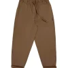 MSGM Kids Pantaloni Parachute Marroni per Bambini