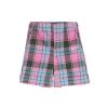 MSGM Kids Short Multicolor con Ricamo per Bambine