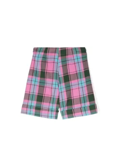 MSGM Kids Short Multicolor con Ricamo per Bambine