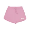 MSGM Kids Short Rosa con Logo per Bambine