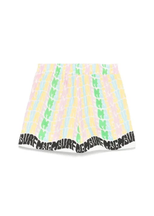 MSGM Kids Shorts Multicolor per Bambine