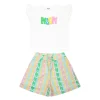 MSGM Kids T-shirt con Shorts per Neonate