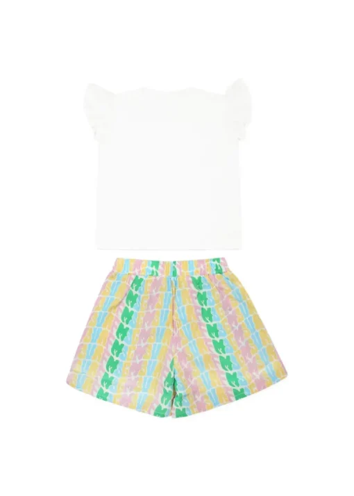 MSGM Kids T-shirt con Shorts per Neonate