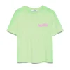 MSGM Kids T-shirt Verde Degrade per Bambini