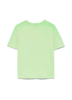 MSGM Kids T-shirt Verde Degrade per Bambini