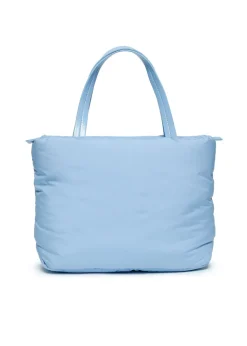 N°21 Borsa a Tracolla Trapuntata con Logo Gommato
