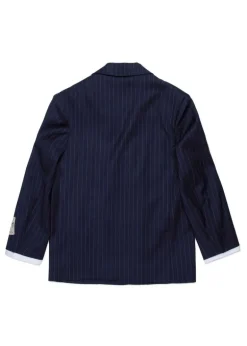 N°21 Kids Blazer Blu Gessato per Bambini
