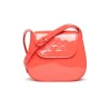N°21 Kids Borsa a Spalla Corallo con Placca Logo per Bambine