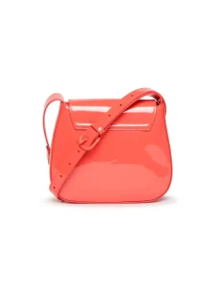 N°21 Kids Borsa a Spalla Corallo con Placca Logo per Bambine