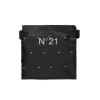 N°21 Kids Borsa Nera All Over Palms per Bambine