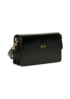 N°21 Kids Borsa Nera con Tracolla per Bambine
