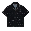 N°21 Kids Camicia Nera All over Palms per Bambine