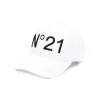 N°21 Kids Cappello con Visiera Bianco per Bambini