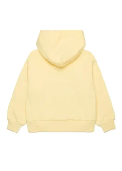 N°21 Kids Felpa Gialla con Cappuccio con Stampa per Bambine