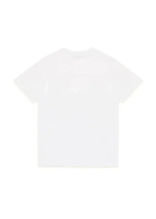 N°21 Kids T-shirt Bianca con Stampa Palm Tree per Bambini