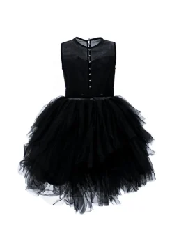 Nunzia Corinna Bambina Abito in Tulle Nero