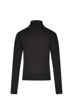 Odi et Amo Lupetto Nero in Maglia con Borchie per Bambine