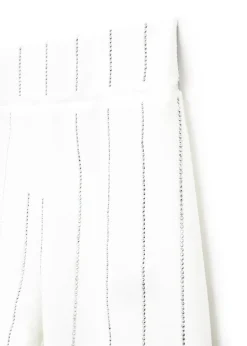 Patrizia Pepe Short Bianco con Strass per Bambine