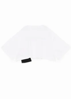 Patrizia Pepe T-Shirt Bianca con Logo per Bambine