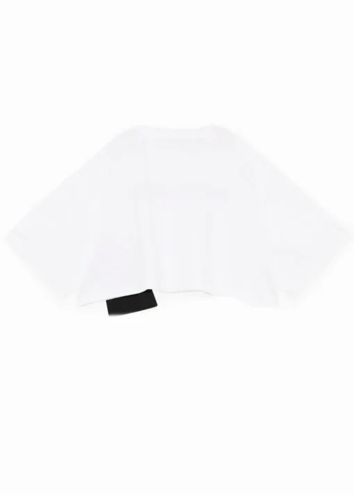 Patrizia Pepe T-Shirt Bianca con Logo per Bambine