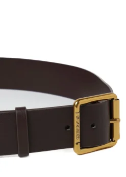 Pinko Kids Cintura con Fibbia Logata Terra per Bambine