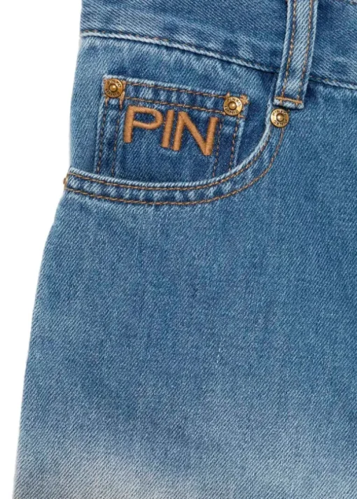 Pinko Kids Jeans Sfumato Terra/Denim per Bambine