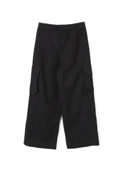 Pinko Kids Pantaloni Neri Wide Leg con Tasconi per Bambine