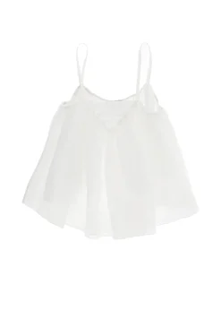 Pinko Kids Top Mussola Bianco per Bambine
