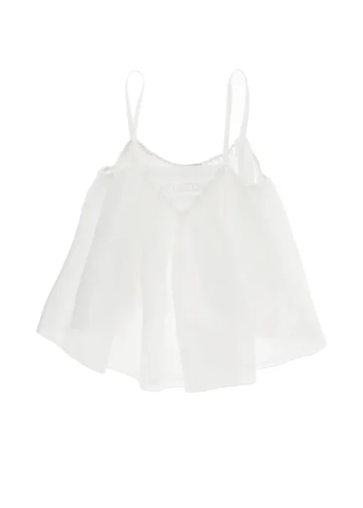 Pinko Kids Top Mussola Bianco per Bambine