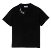 Pinko Kids T-shirt Nera con Decorazione Strass per Bambine